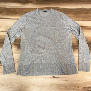 Smartwool Sweater Mens Medium Sparwood Merino Wool Blend V-Neck Heathered Knit